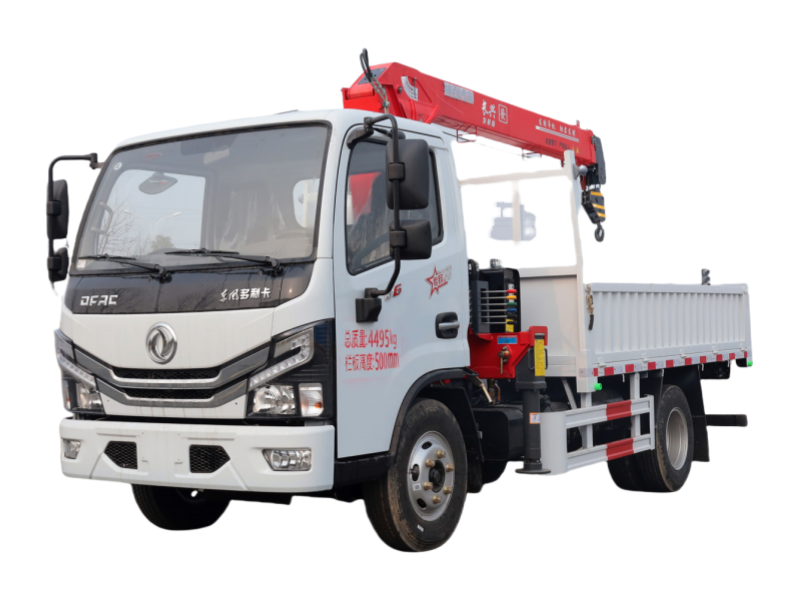 Dongfeng Donglika D6 equipped with Changxing 4-ton truck-mounted crane