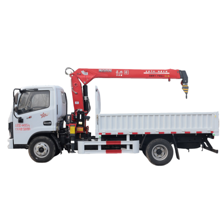 Dongfeng Donglika D6 equipped with Changxing 4-ton truck-mounted crane