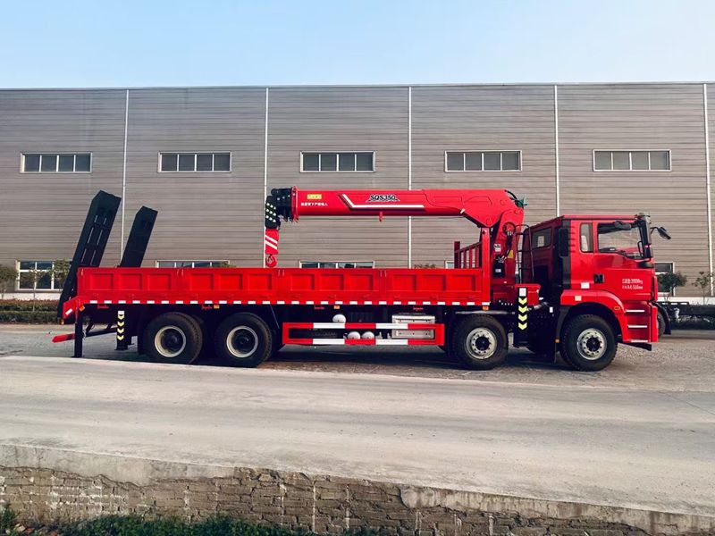 8 * 4 Shaanxi Automobile Delong M300014 ton crane