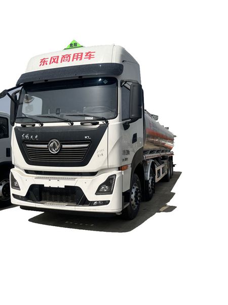 8 * 4 Dongfeng Qianlong Aluminum Alloy Oil Transport Vehicle