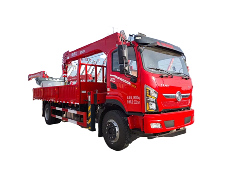 4*2 8 tons 200HP Dongfeng truck-mounted crane