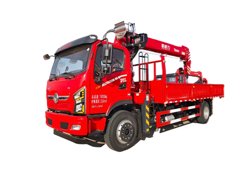4*2 8 tons 200HP Dongfeng truck-mounted crane