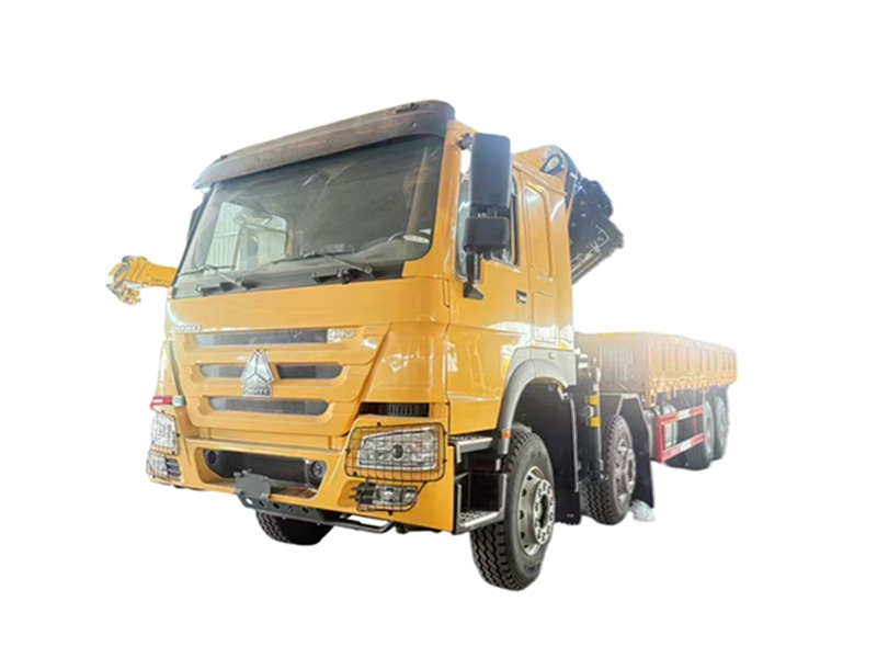 4*2 30 cubes howo truck-mounted crane