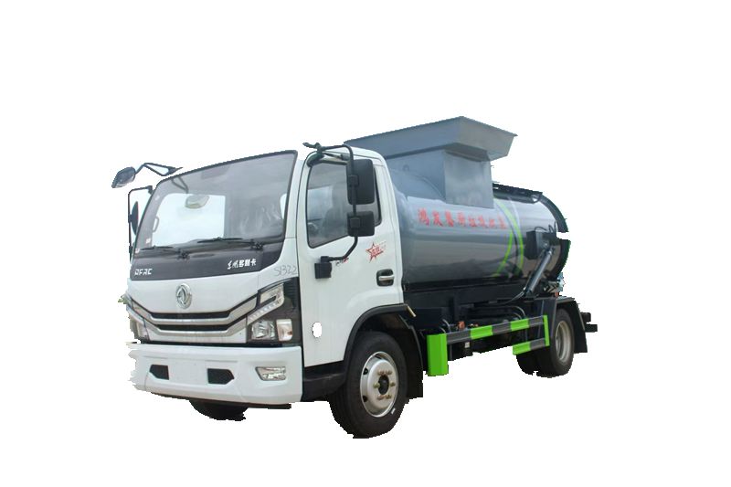 4 * 2 Dongfeng side hanging bucket kitchen waste truck