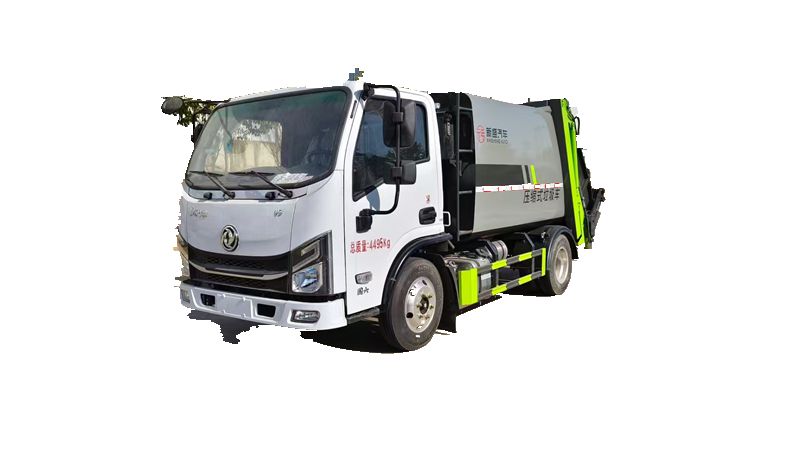 4 * 2 Dongfeng Blue Brand Compressed Garbage Truck