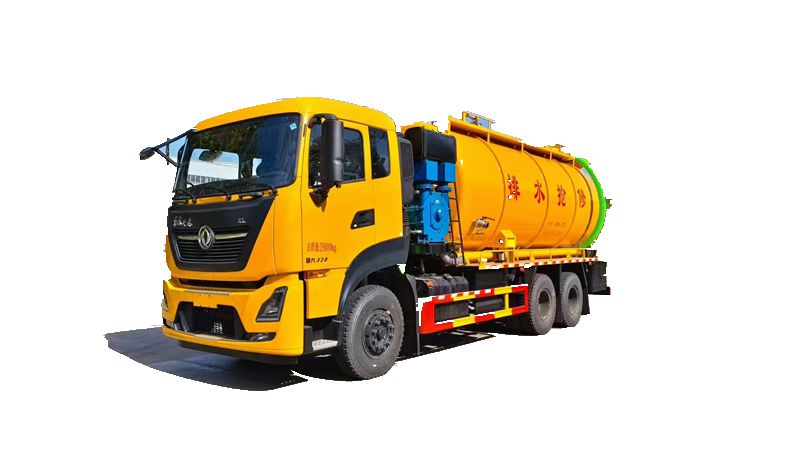 Clean the suction truck Clean the suction truck