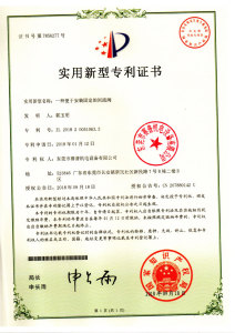 Patent Certificate for Easy Installation and Fixed Reflux Valve