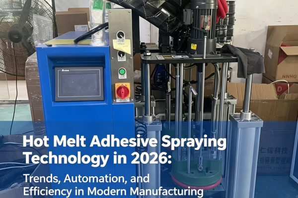 Technologie de pulvérisation d'adhésifs thermofusibles en 2026 : tendances, automatisation et efficacité dans la fabrication moderne