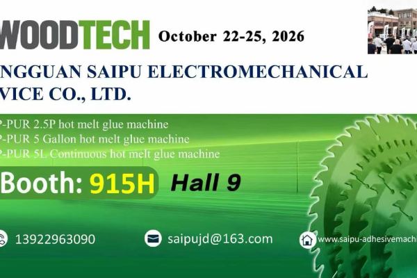 Saipu auf der WOODTECH Turkey 2026: Wie man die richtige Heißklebetechnik für die Holzbearbeitung auswählt