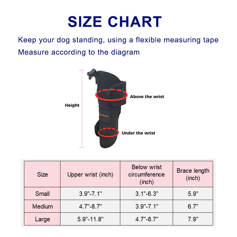 Dog Wrist Brace For Arthritis And Sports Protection