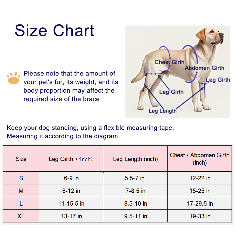 Dog Four-Legged Universal Arthritis Knee Brace