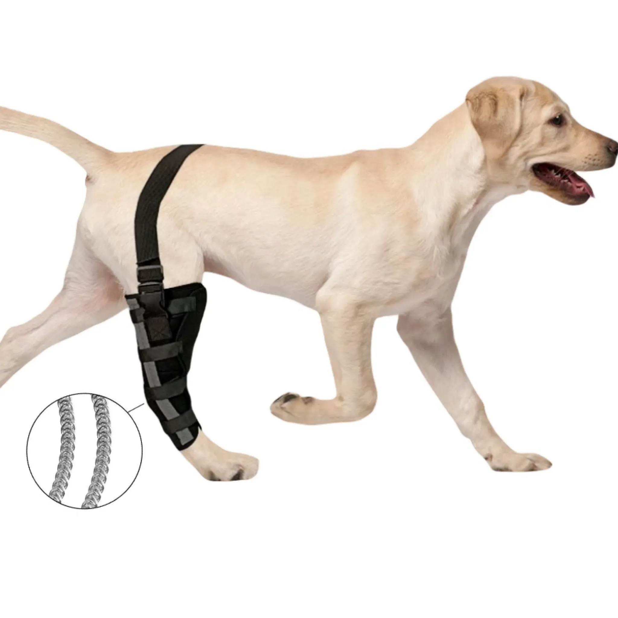 Hinged Dog Leg Brace For Torn ACL Injury