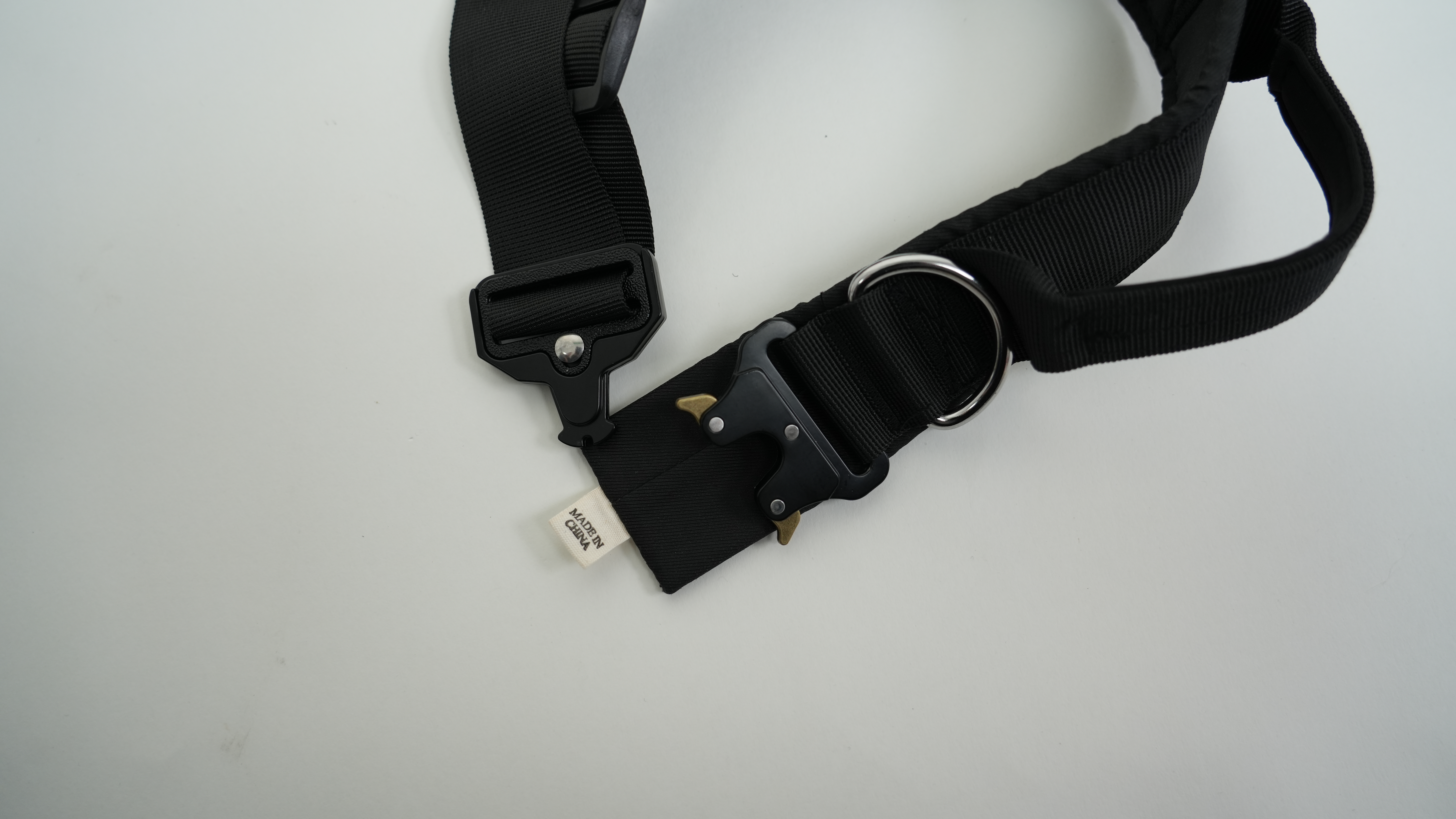 Durable Black Dog Collar with Adjustable Fit for Everyday Use