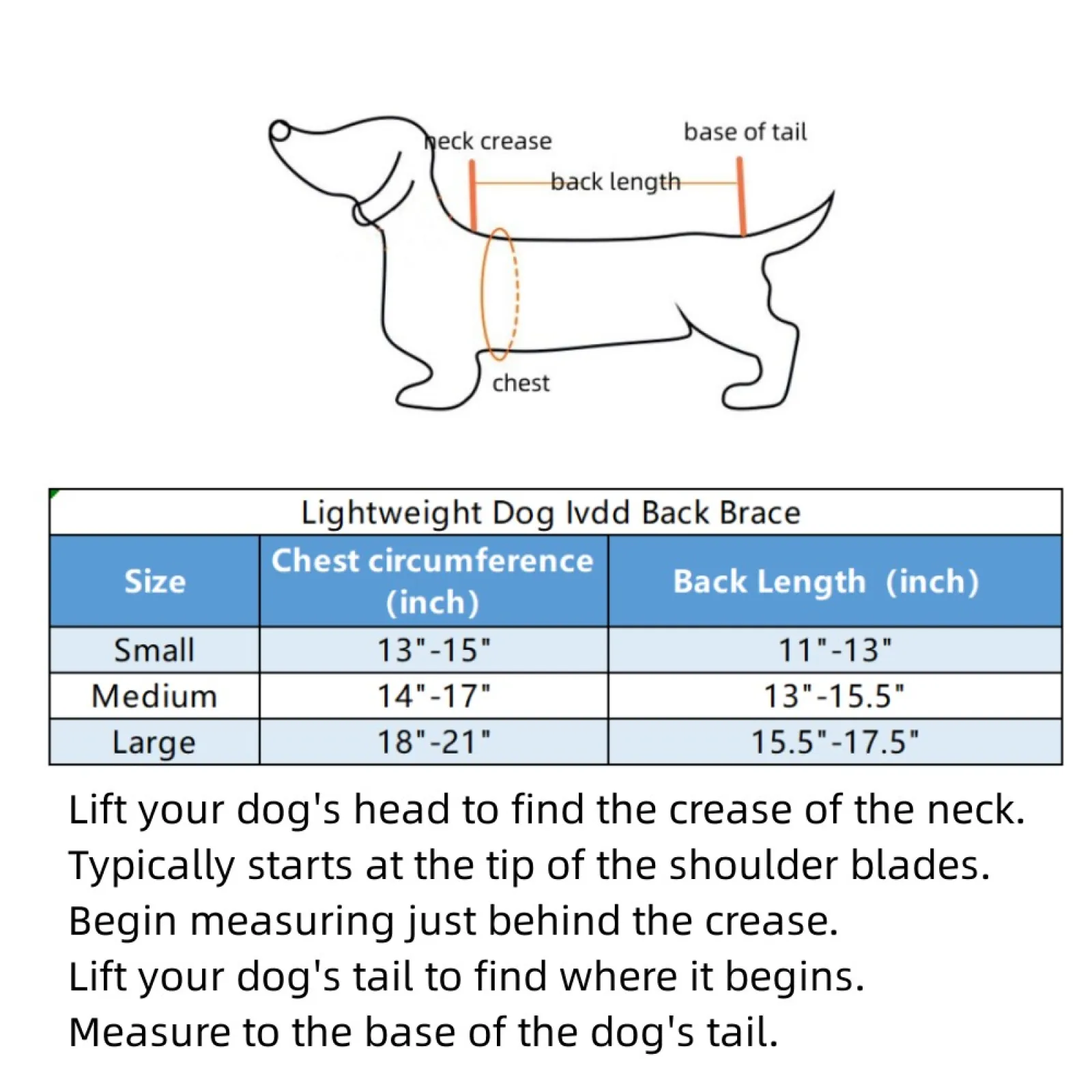 IVDD Canine Back Brace