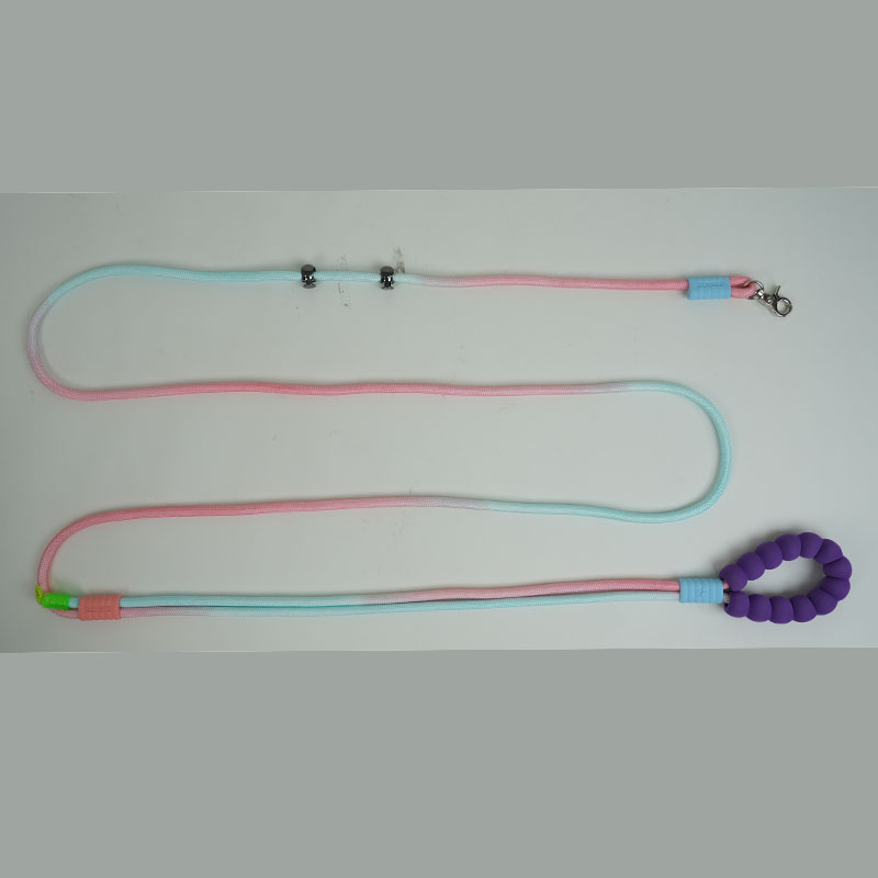 Colorful Reflective Dog Leash Durable Waterproof & Custom Leash for Daily Walks