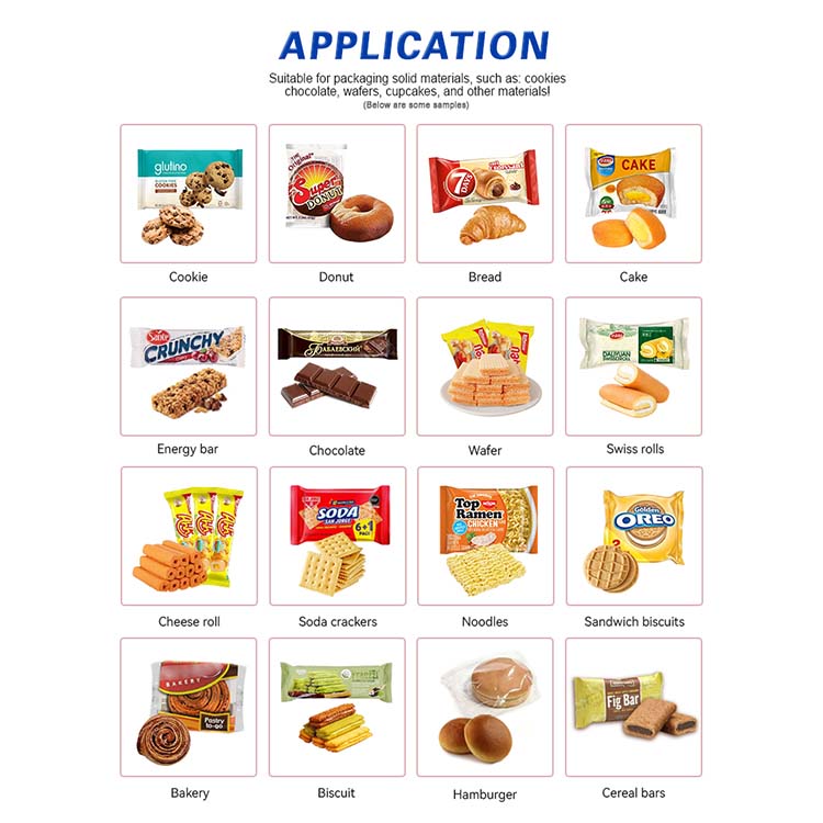 High Speed Cookies Packaging Machine