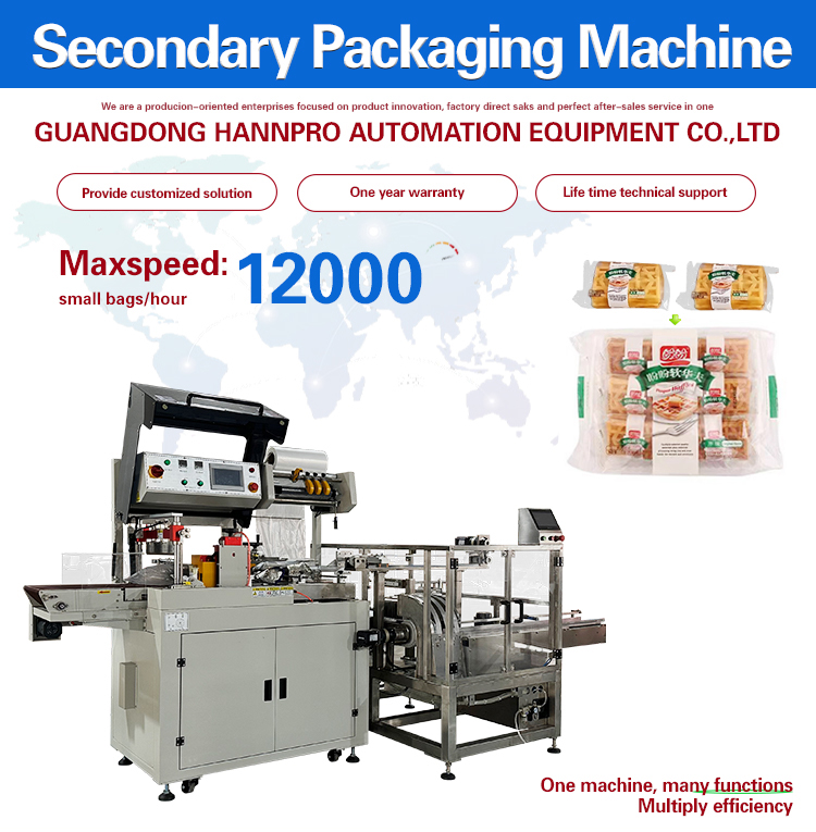 automatic biscuits packaging machine