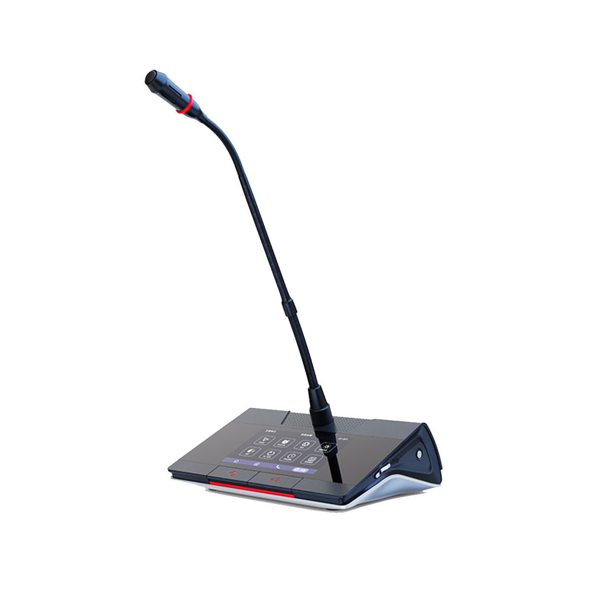 Desktop Wired Gooseneck Touchscreen Microphone