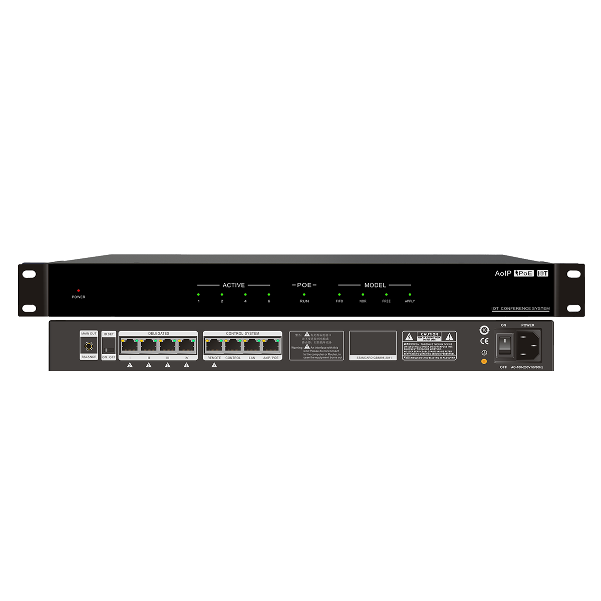 Digital Discussion System Central Unit