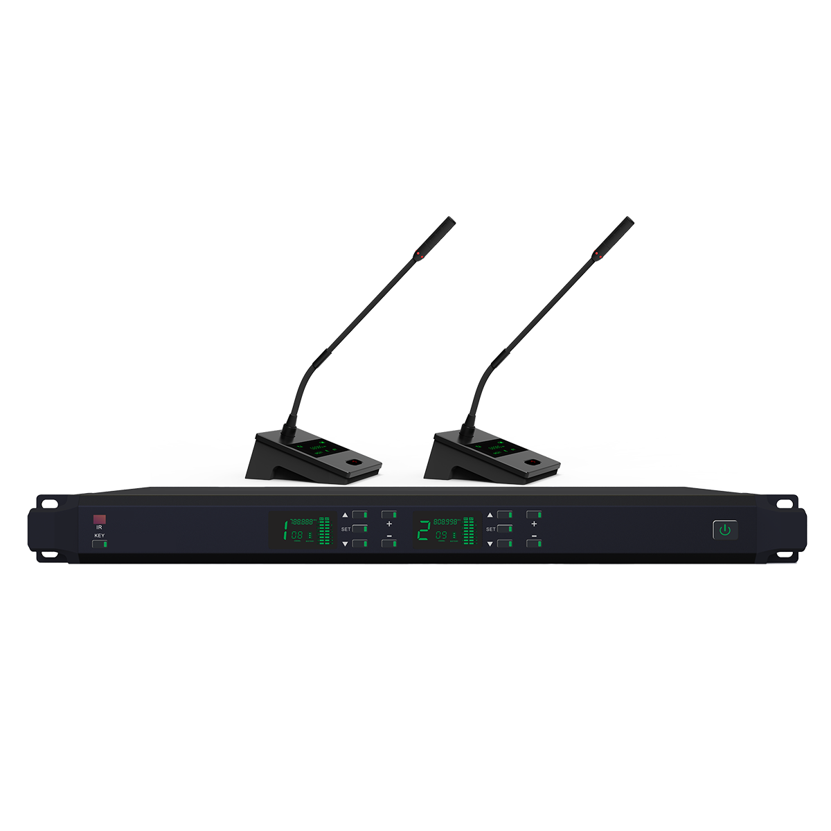 UHF Wireless Dual Channel Dynamic Microphone