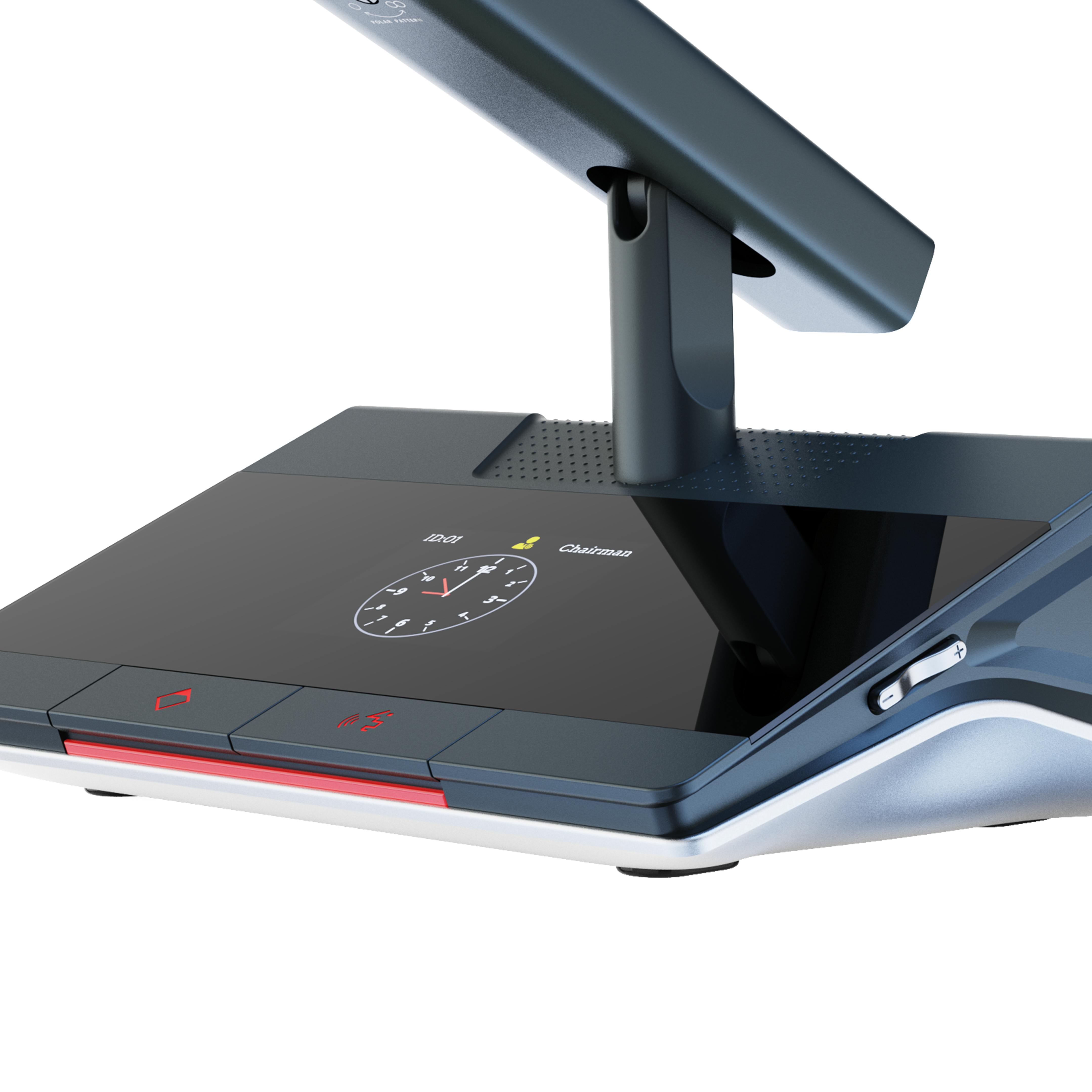 Wireless Network Meeting Microphone With Display