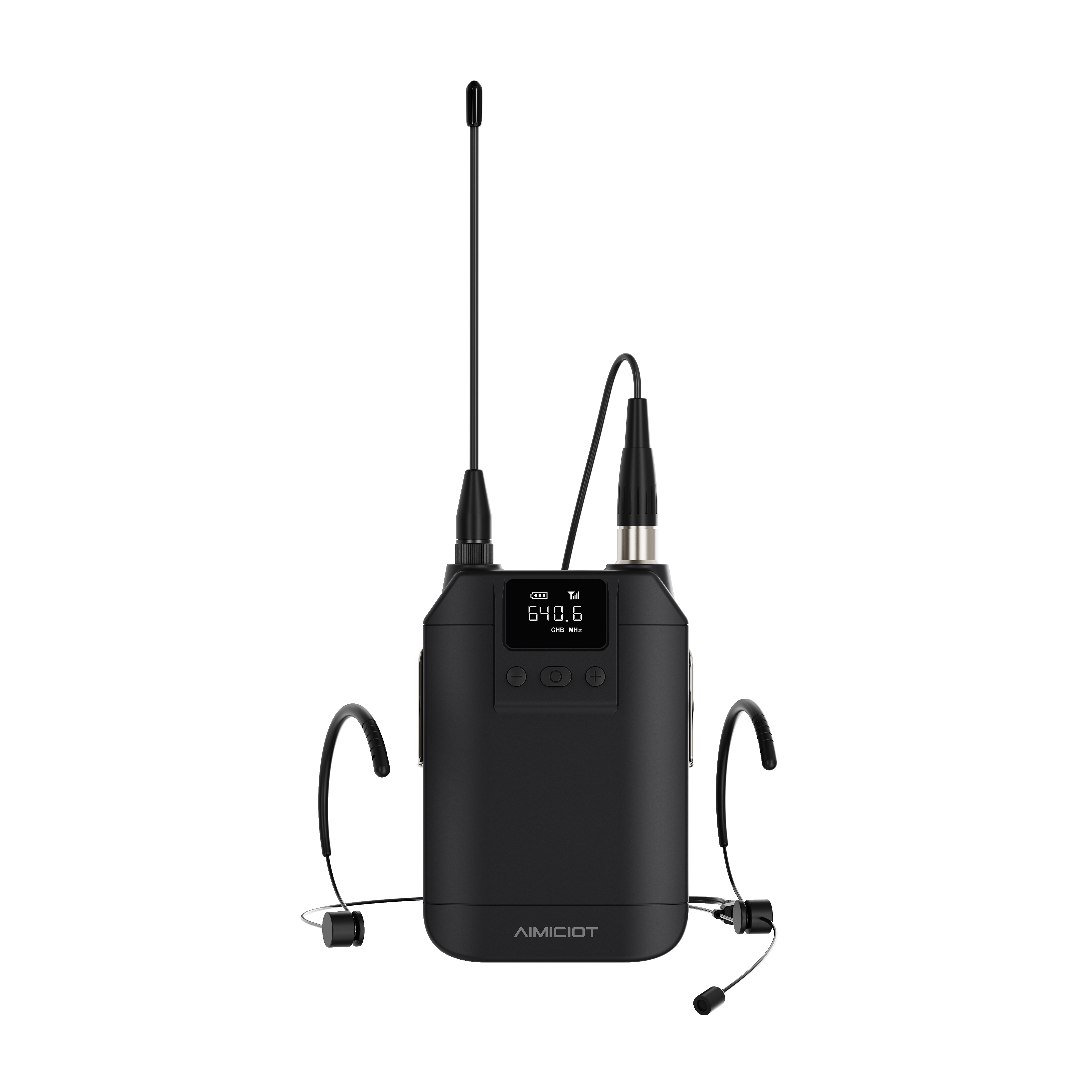 UHF Wireless Transmitter Lavalier Microphone Headset Mic