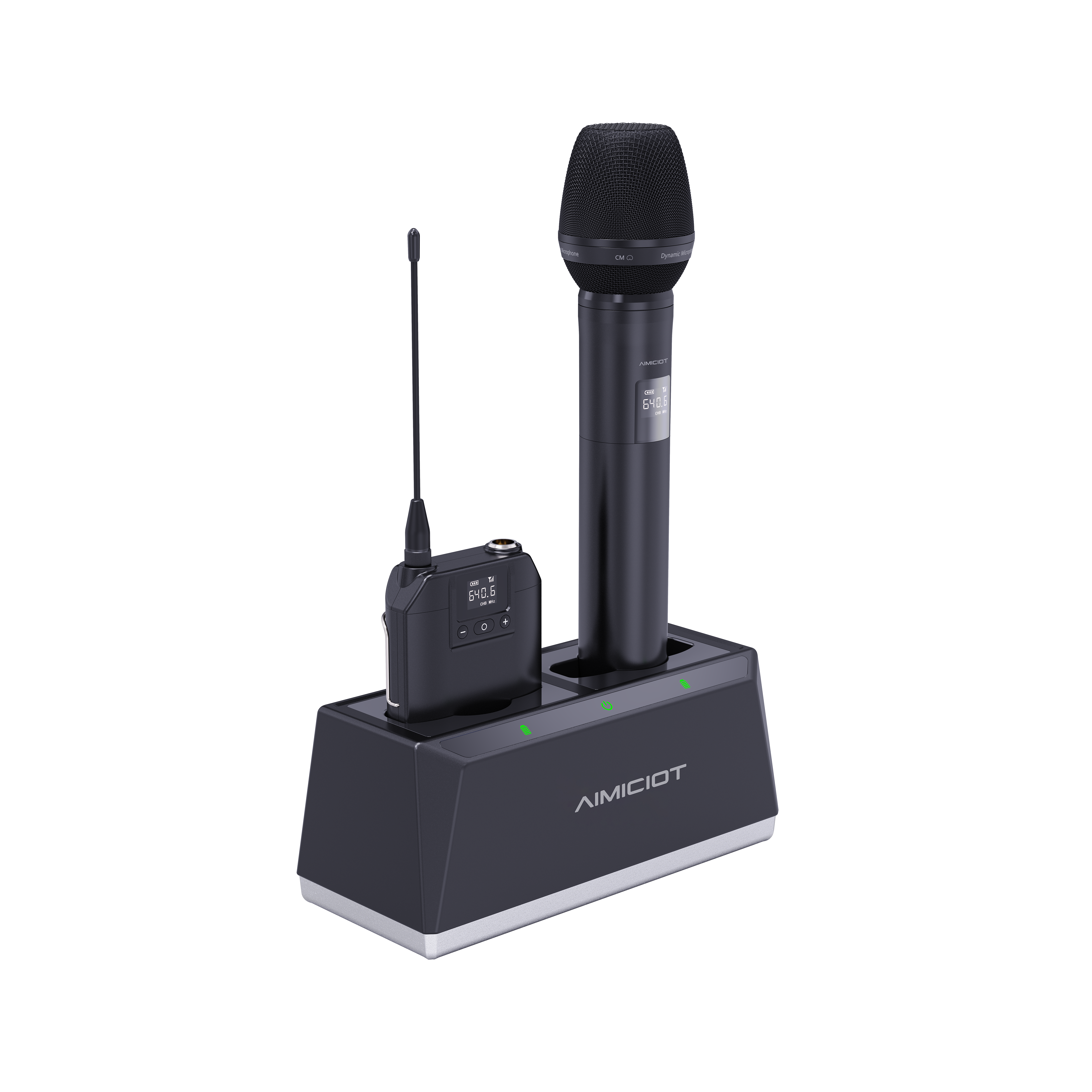 Networked Charging Stations for Bodypack Handheld Microphones