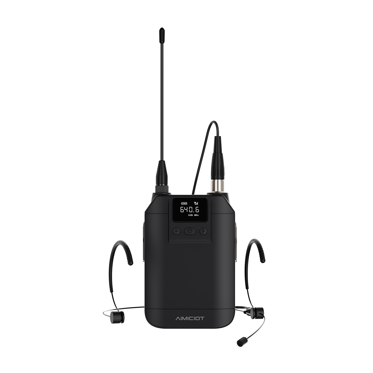 فرستنده بی‌سیم فرکانس بالا (UHF) میکروفون یقه‌ای هدست میکروفون