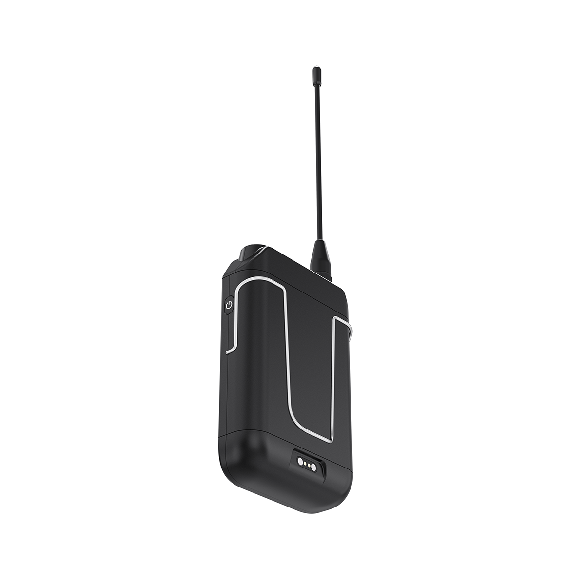 Wireless wearable waistpack transmitter