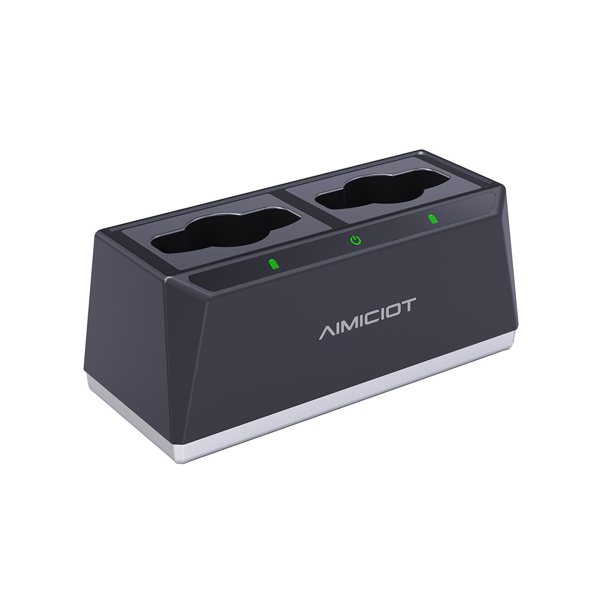 Advanced Dual-Slot Wireless Mic Charger