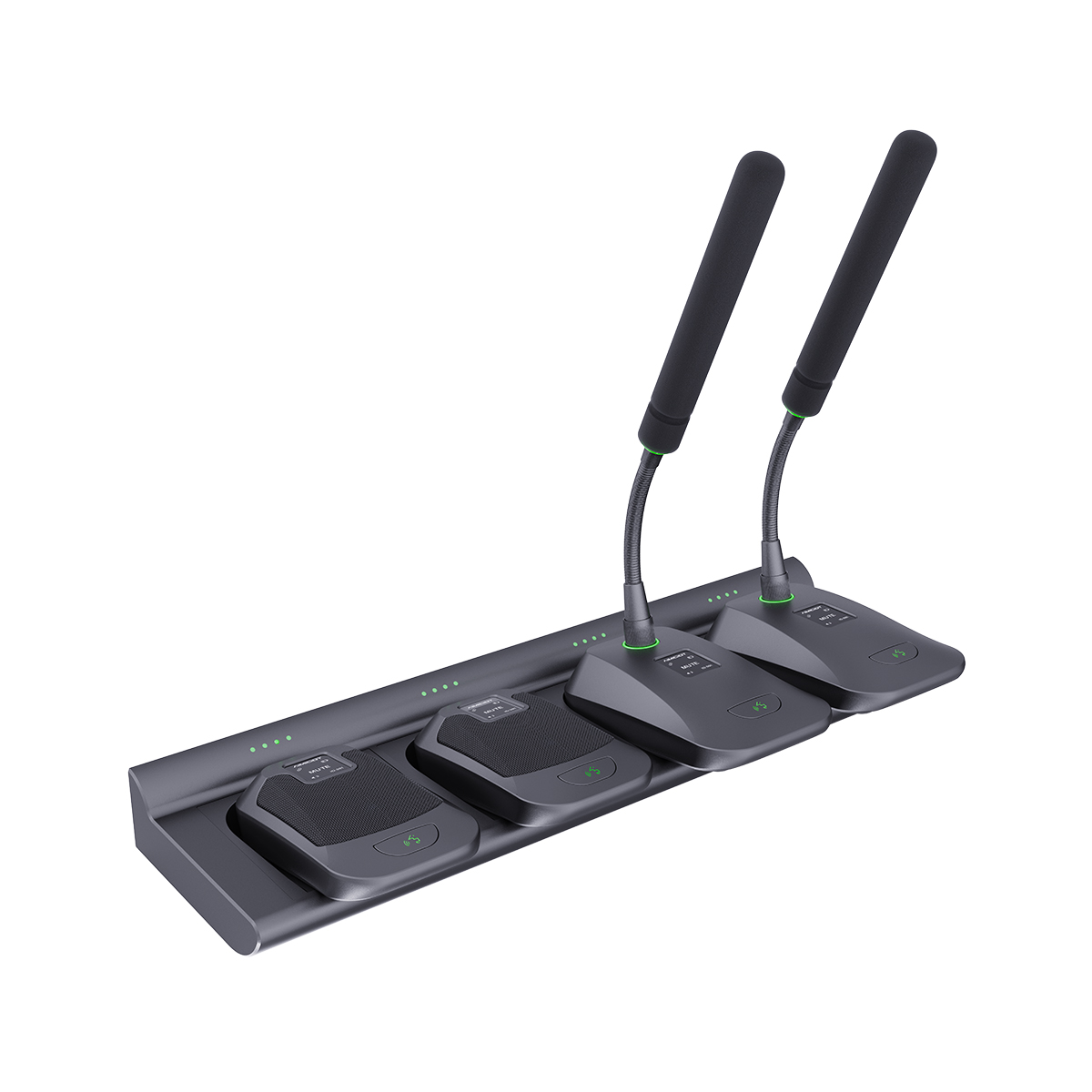 Network microphone charging dock