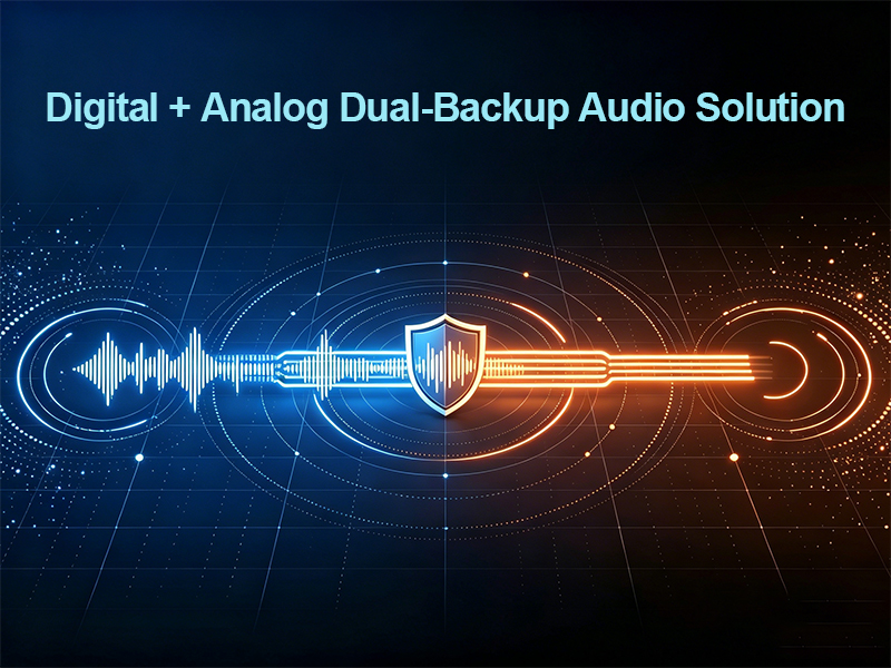 Digital & Analog Dual-Backup Audio Solution: Zero Downtime for Mission-Critical Conferencing Digital & Analog Dual-Backup Audio Solution: Zero Downtime for Mission-Critical Conferencing