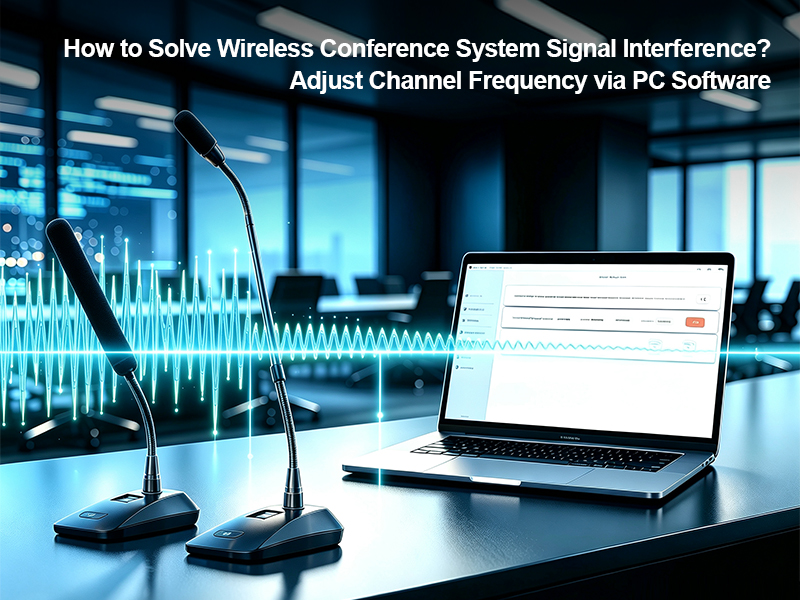 How to Solve Wireless Conference System Signal Interference? Adjust Channel Frequency via PC Software How to Solve Wireless Conference System Signal Interference? Adjust Channel Frequency via PC Software