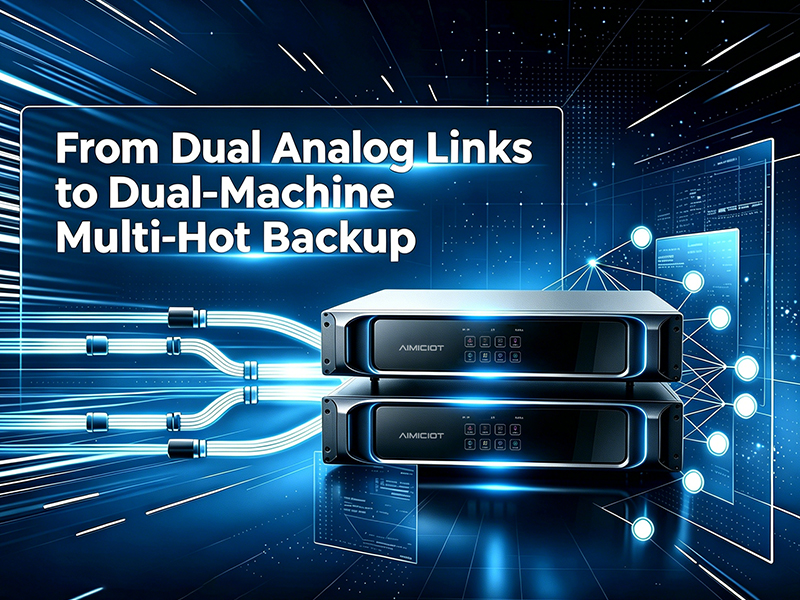 AIMICIOT's Evolution: From Dual Analog Links to Dual-Machine Multi-Hot Backup AIMICIOT's Evolution: From Dual Analog Links to Dual-Machine Multi-Hot Backup