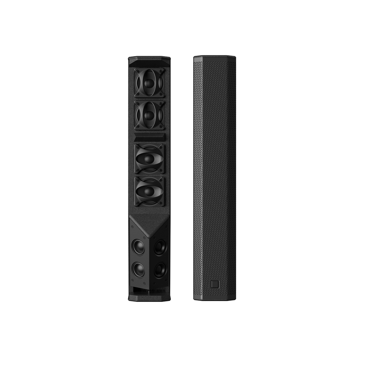 Alto-falante de coluna DSP para ambientes acústicos complexos