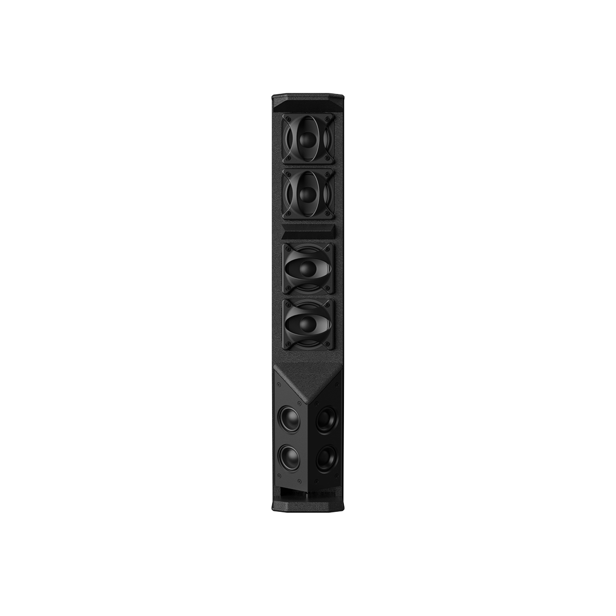 Altavoz de columna DSP para entornos acústicos complejos
