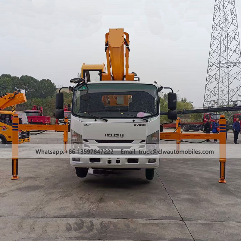ISUZU 28-33M Skylift Truck LHD 4*2 Bucket Platform Lift Price From Manufacturer & Supplier