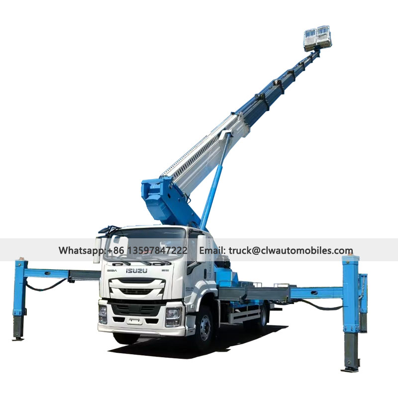 ISUZU 45M Sky Lift Truck Aerial Bucket Platform Lift For Sale From Factory