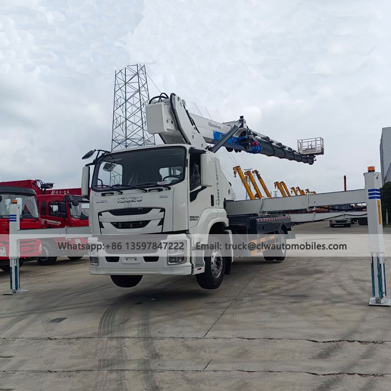 ISUZU 45M Sky Lift Truck Aerial Bucket Platform Lift For Sale From Factory