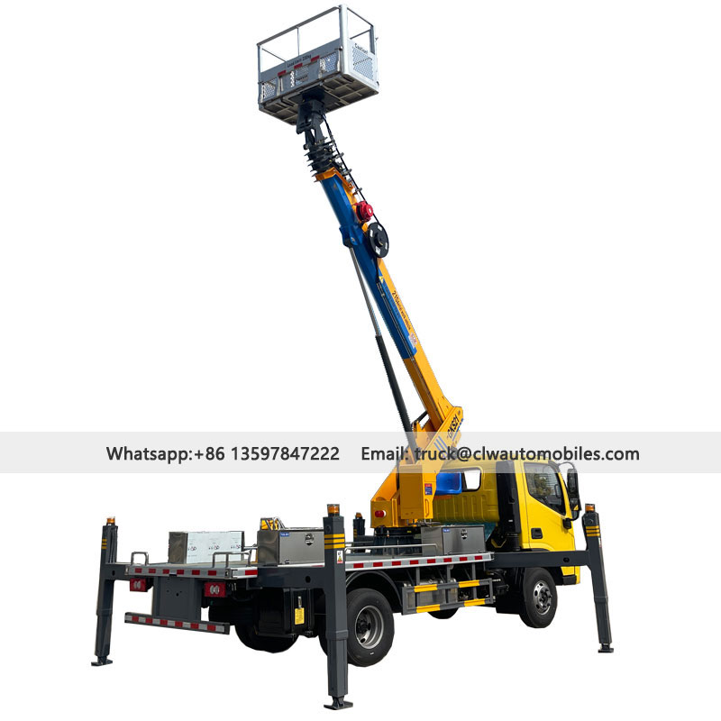 FOTON 21M RHD aerial platform truck mounted aerial boom man lift