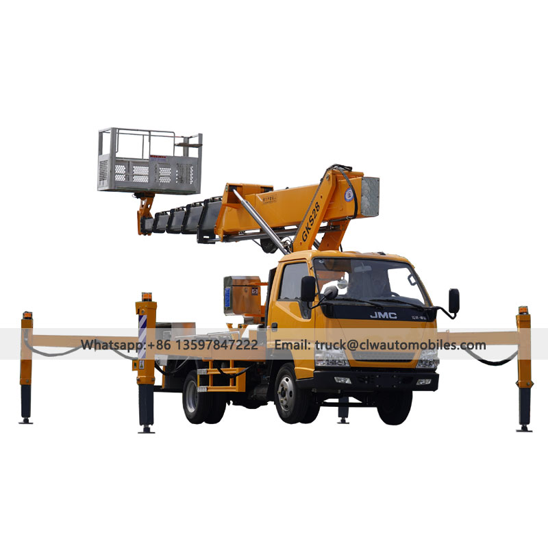JMC 28M Aerial Work Platform Truck Mounted Sky Lift Work Platform