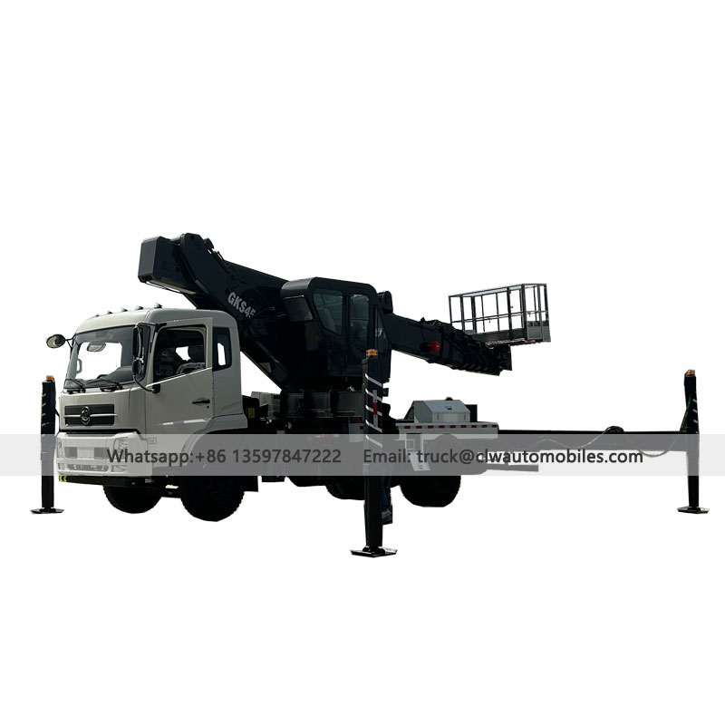 DONGFENG 45M Aerial Lift Work Truck With Boom Platform From Manufacturer