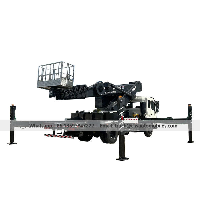 DONGFENG 45M Aerial Lift Work Truck With Boom Platform From Manufacturer