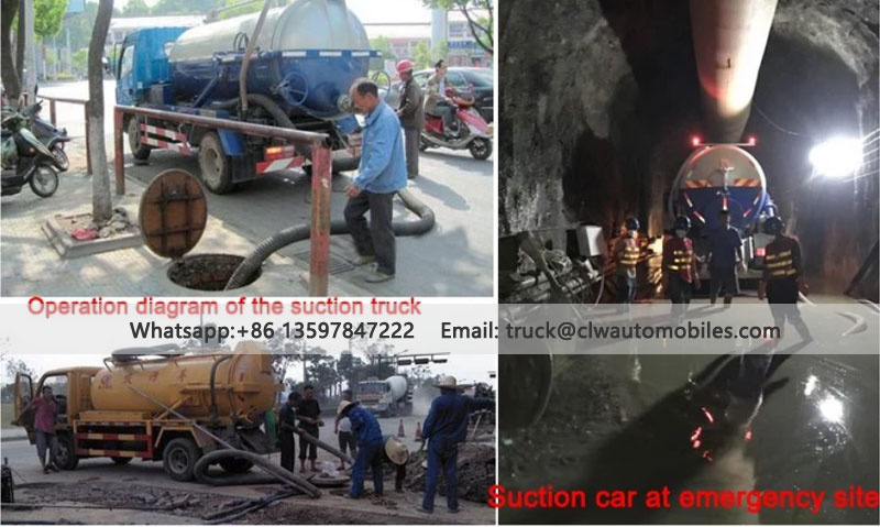 FORLAND 2000L Sewage Suction Truck