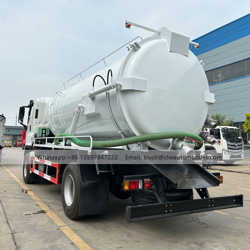 ISUZU 12000L-14000L Sewage Suction Truck From Supplier