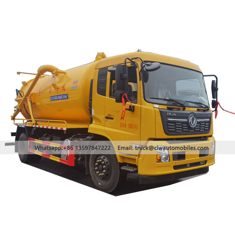 DONGFENG 12000L-14000L 4*2 Sewage Suction Truck