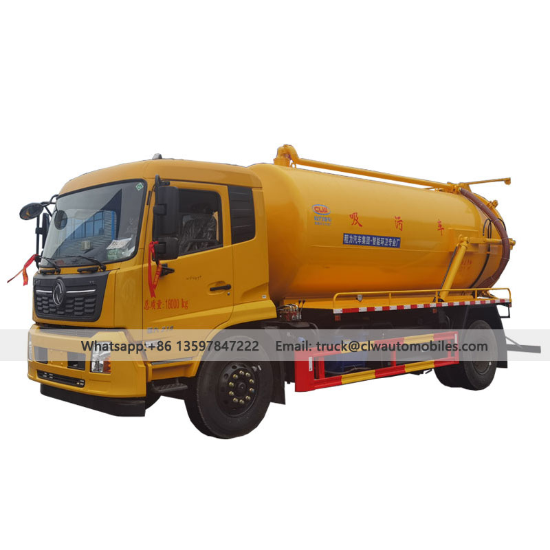 DONGFENG 12000L-14000L 4*2 Sewage Suction Truck