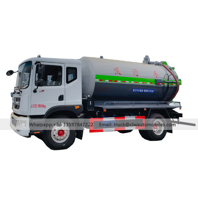 DONGFENG 12000L sewer suction truck From Supplier