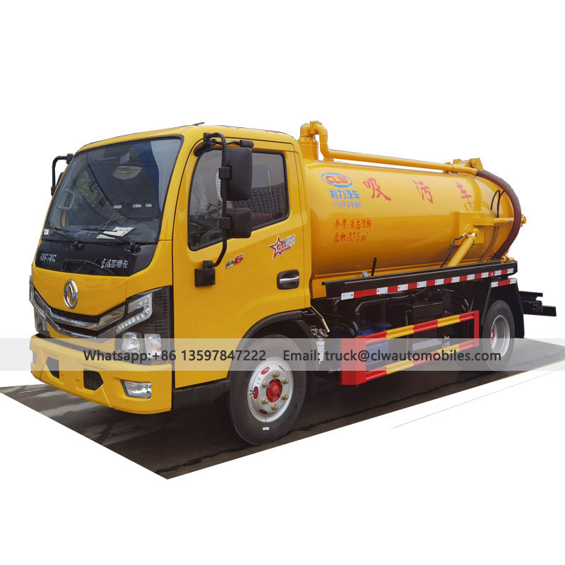 DFAC 5000L Sewage Suction Truck Price From Manufactreru & Supplier