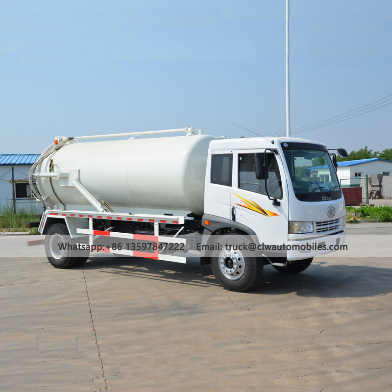 FAW 8000L Septic Suction Truck